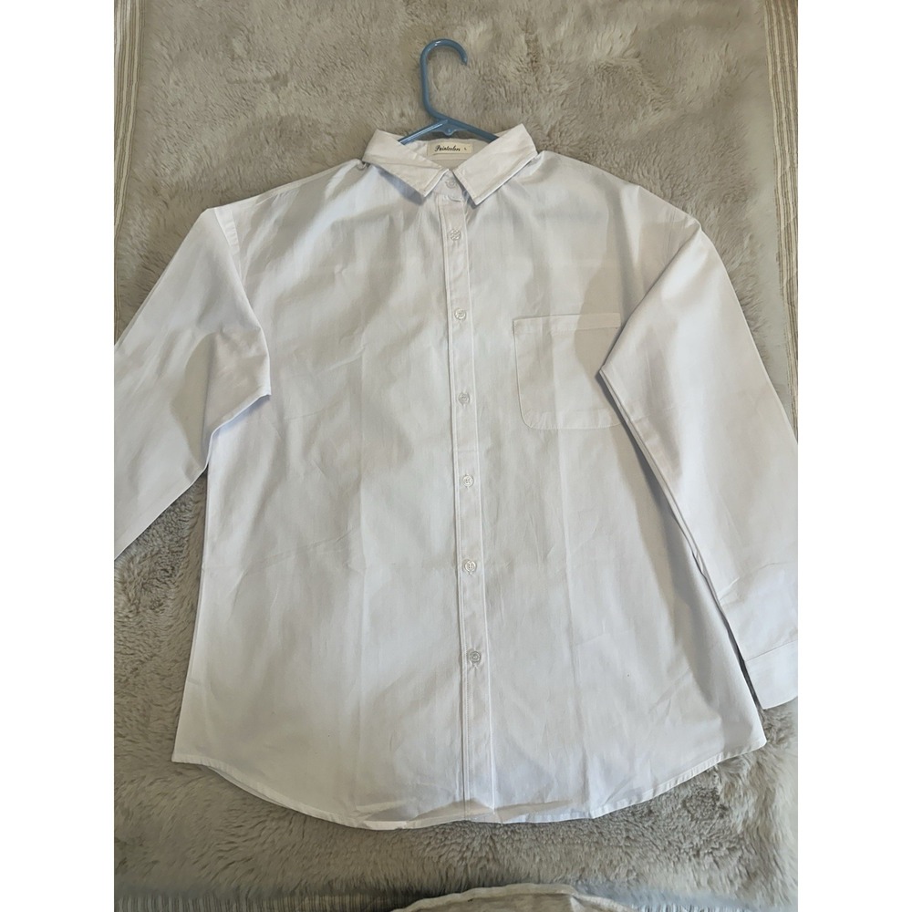 Paintcolors Women White‎  Shirt  L